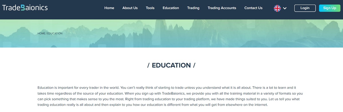 TradeBaionics education