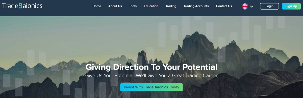 TradeBaionics homepage