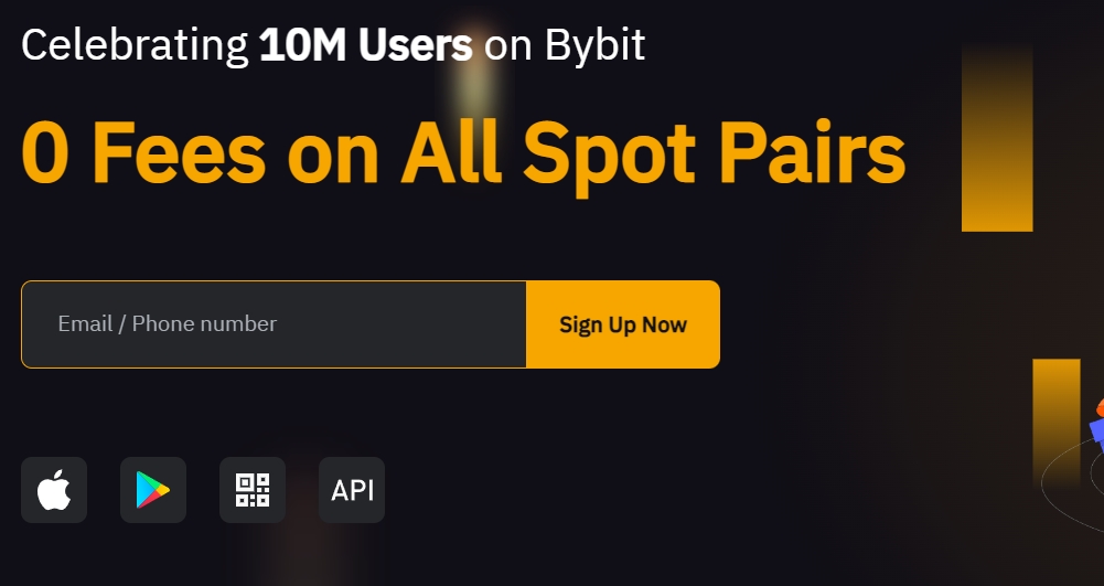 Bybit homepage