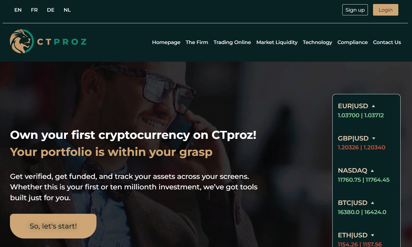 CTproz homepage